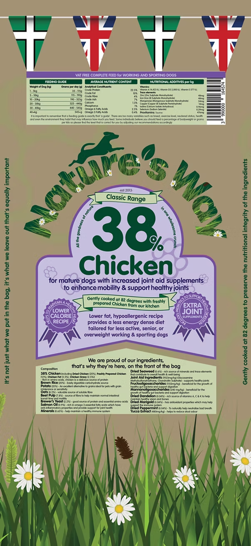  Natures Way Classic Mature Light Kibble 38% Chicken 12kg