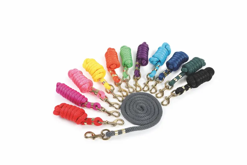 Shires 1.8 Metre Topaz Lead Rope Purple-1