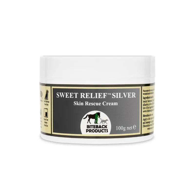 Biteback For Horses Sweet Relief Silver Cream 100G
