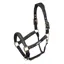 Velociti Lusso Padded Leather Headcollar Black