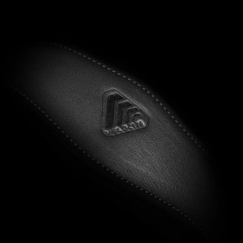 Velociti Lusso Padded Leather Headcollar Black-2