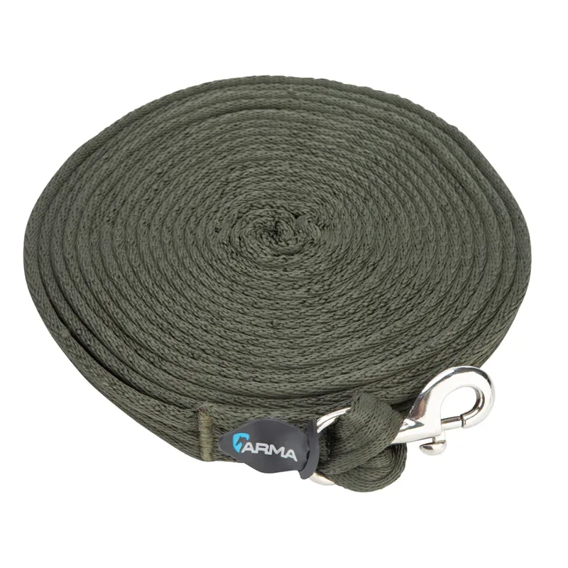 ARMA Cushion Web Lunge Line Khaki 8m/26'