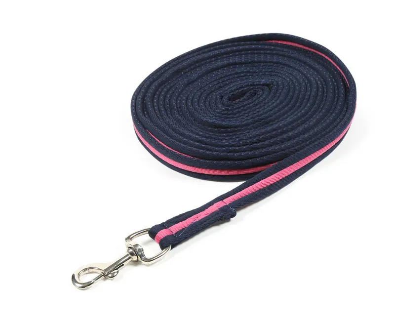 Arma Cushion Web Lunge Line Navy/Pink 8m