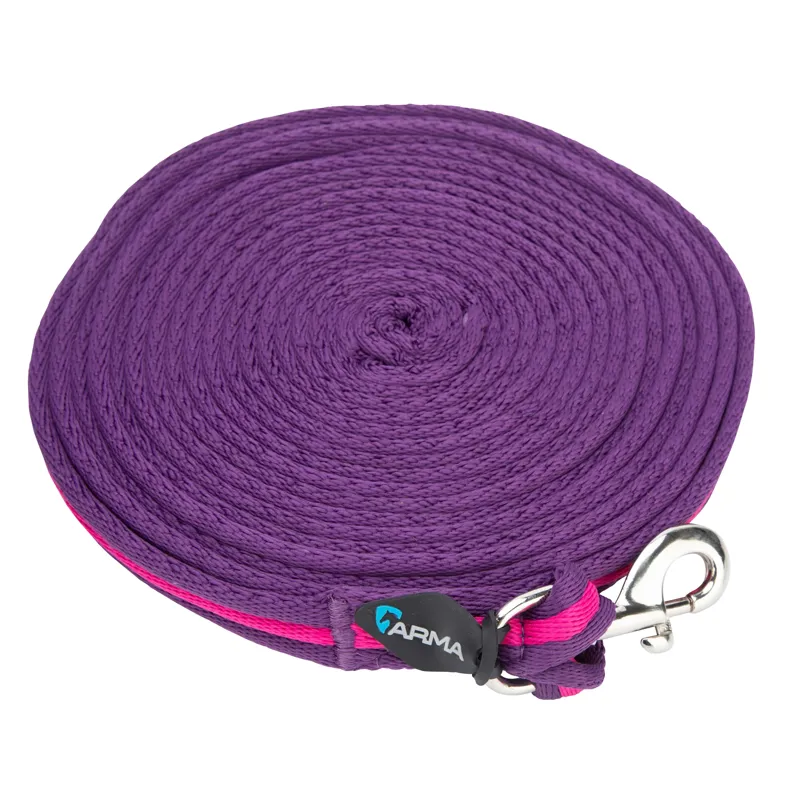 ARMA Cushion Web Lunge Line Magenta/Plum 8m/26'-3