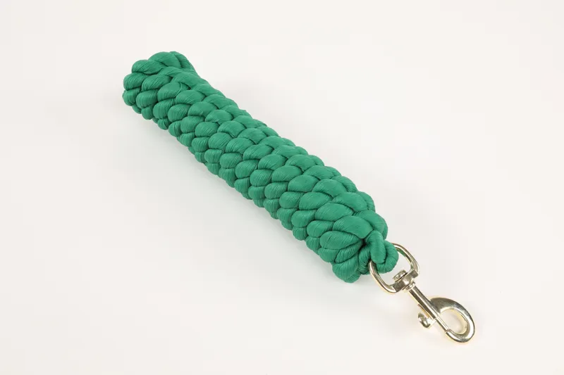 Extra Long Lead Rope Green single