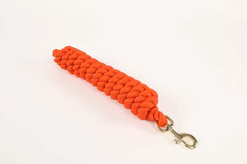 Extra Long Lead Rope Orange single