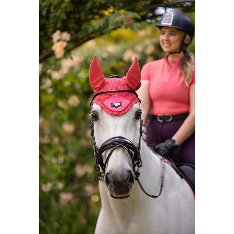 LeMieux Loire Satin Fly Hood Papaya-1