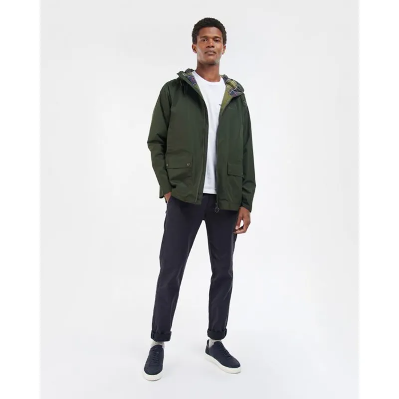Barbour Men's Domus Waterproof Jacket Sage-5