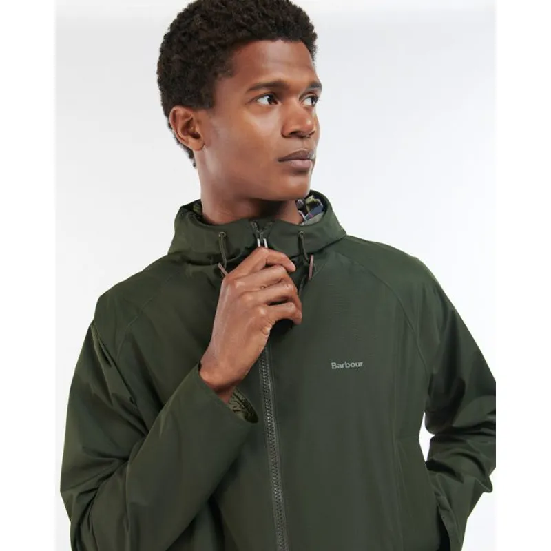 Barbour Men's Domus Waterproof Jacket Sage-4
