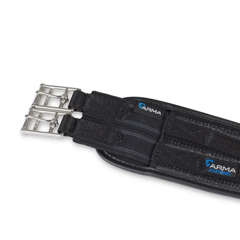 ARMA Anti-Chafe Contour Girth With Elastic in Black-1