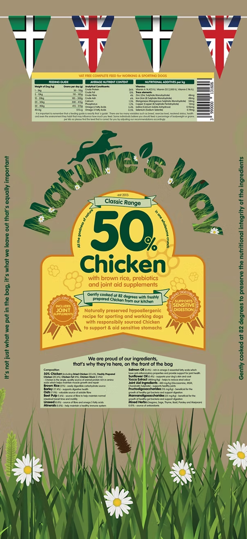 Nature's Way Classic Kibble 50% Chicken with Brown Rice