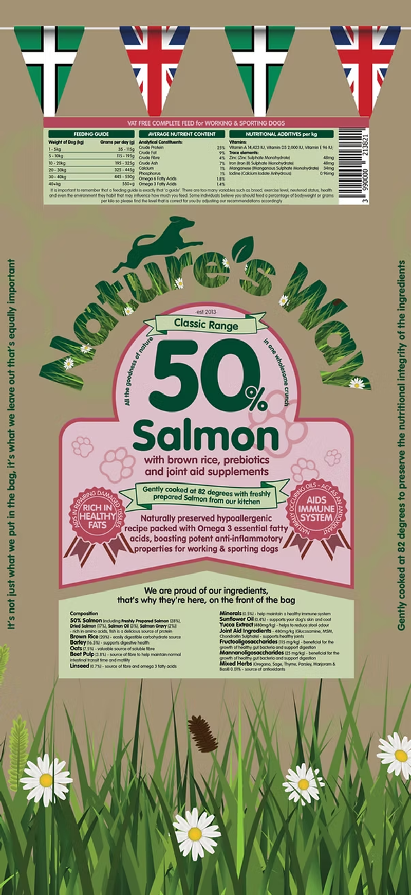 Natures Way Classic Kibble 12kg 50% Salmon