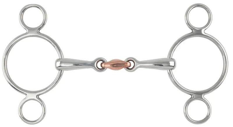 Two Ring Copper Lozenge Gag