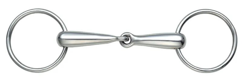Hollow Mouth Loose Ring Snaffle STAINLESS STEEL