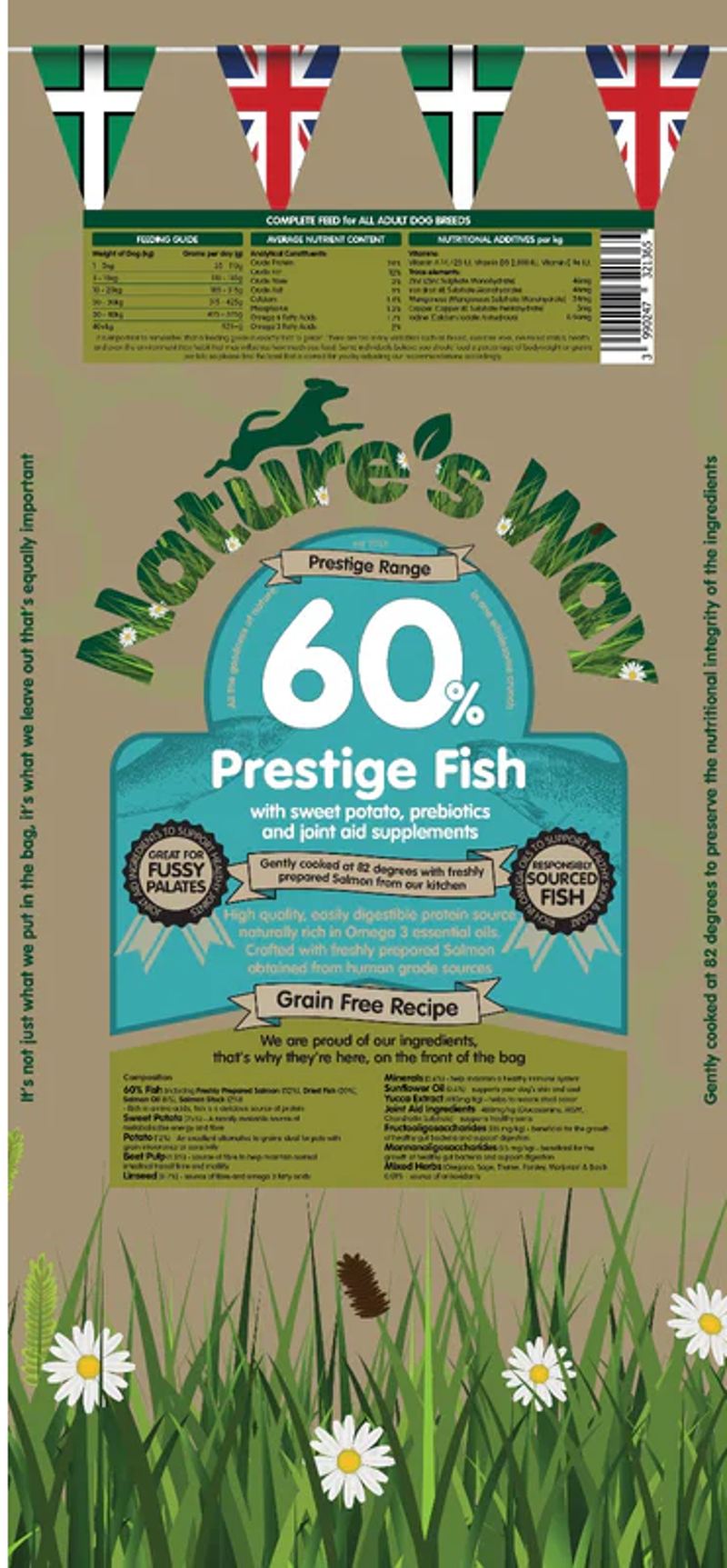  Natures Way Prestige Grain Free Kibble 60% Fish 10kg