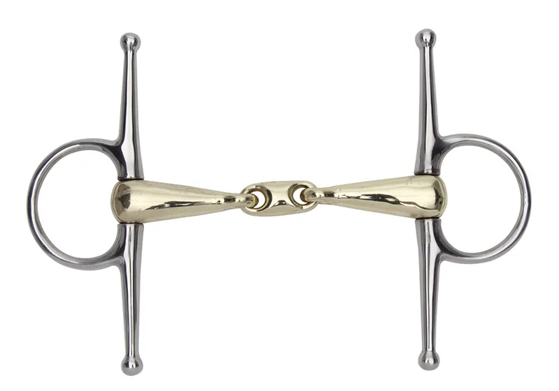 Alloy Snaffle With Lozenge BRASS