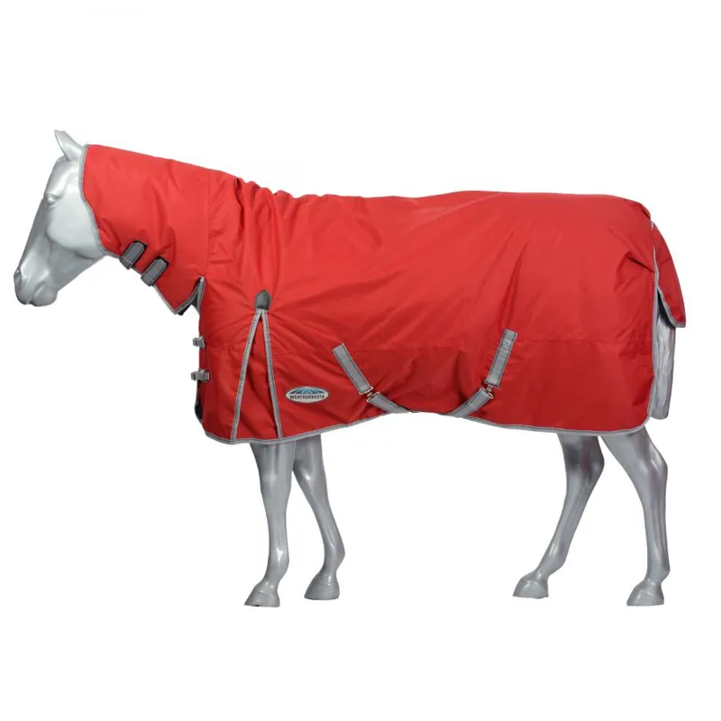 Weatherbeeta Classic Combo Heavy 300g Turnout Rug Red/Silver-3