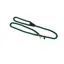 Digby and Fox Rope Slip Dog Lead Green