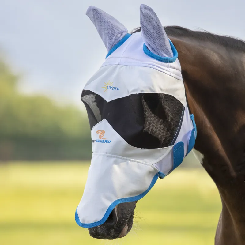 FlyGuard Pro Sun Shade Fly Mask White