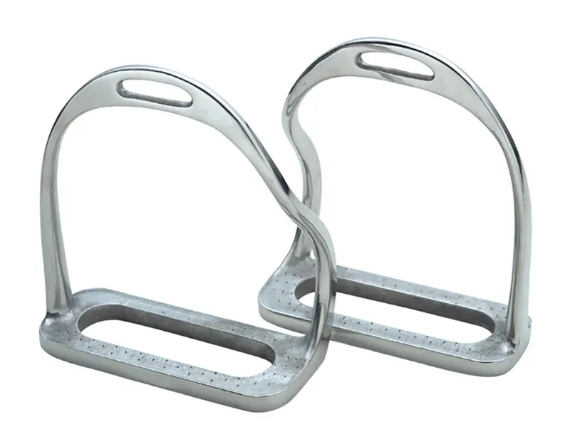 Bent Leg Stirrup Irons Stainless Steel
