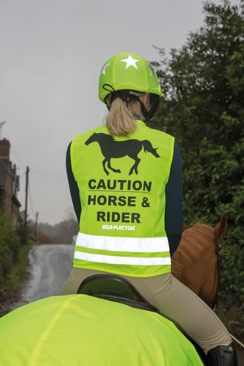 EQUI-FLECTORandreg Safety Vest ORANGE x lge