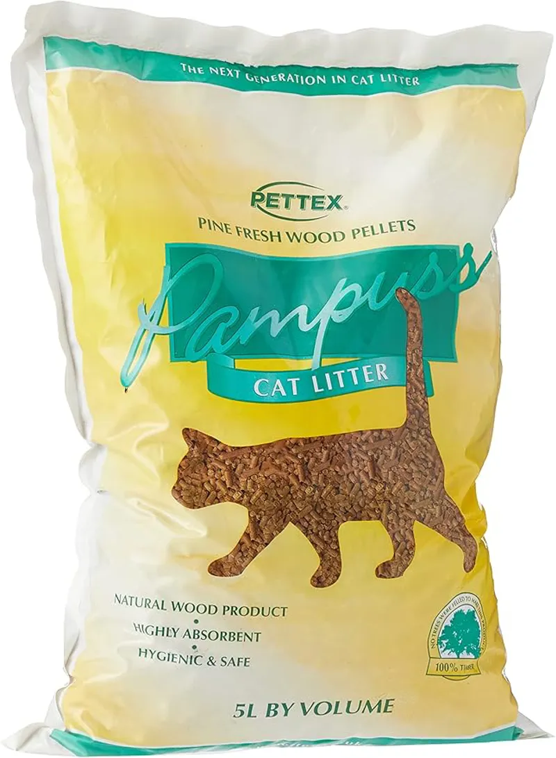 Pampuss Woodbase Cat Litter 5 Ltr