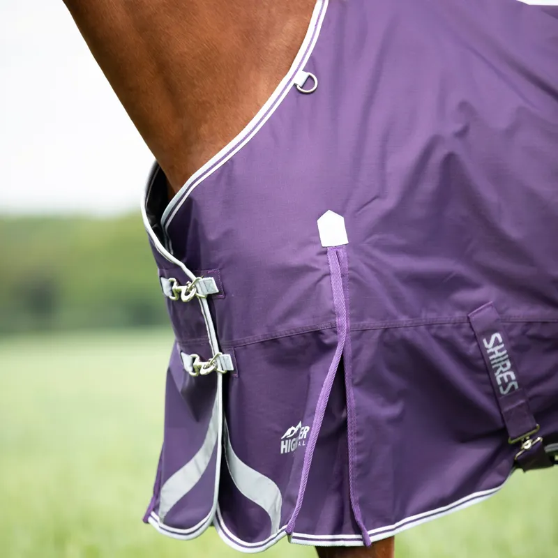 Shires Highlander Original 100 Turnout Rug Plum-1