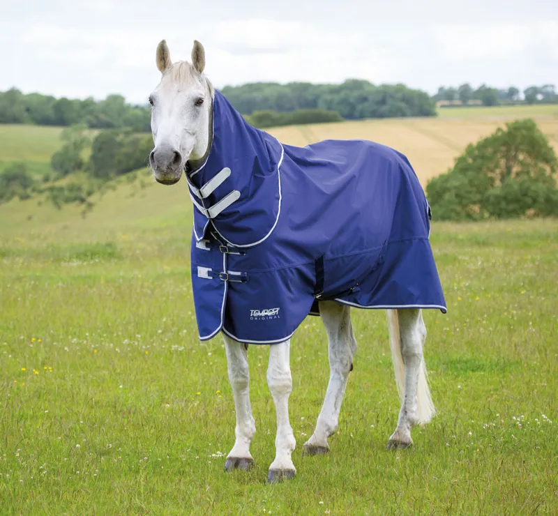 Tempest Original Lite Turnout Rug and Neck set NAVY