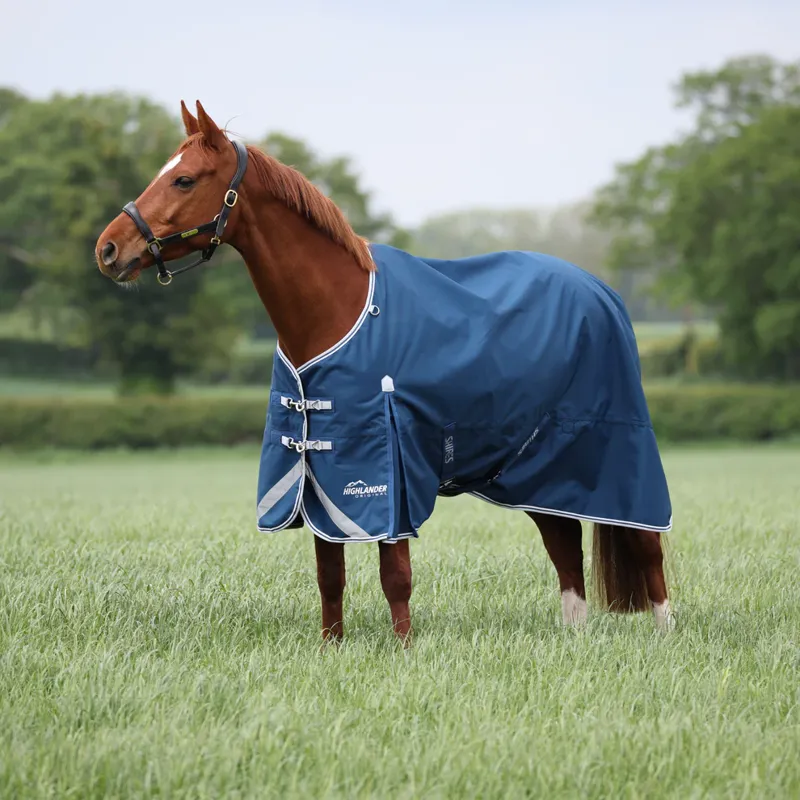 Shires Highlander Original 50g Turnout Rug and Neck Set in Ocean-1