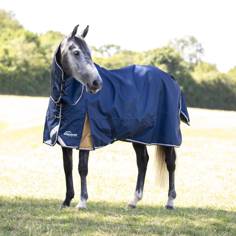 Highlander Plus Lite Combo Turnout Rug Navy