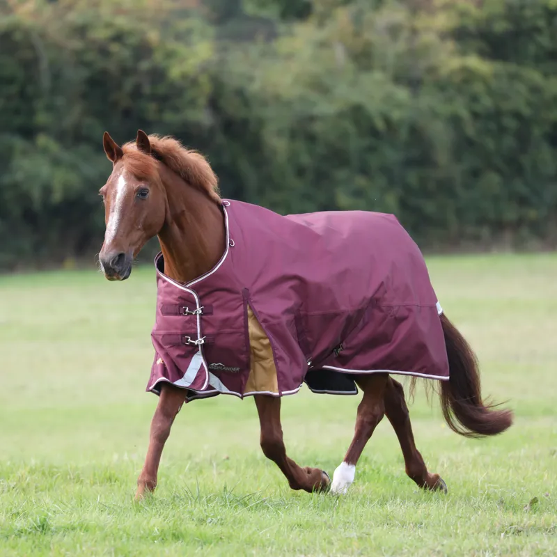 Highlander Plus 100 Turnout Rug Maroon-5