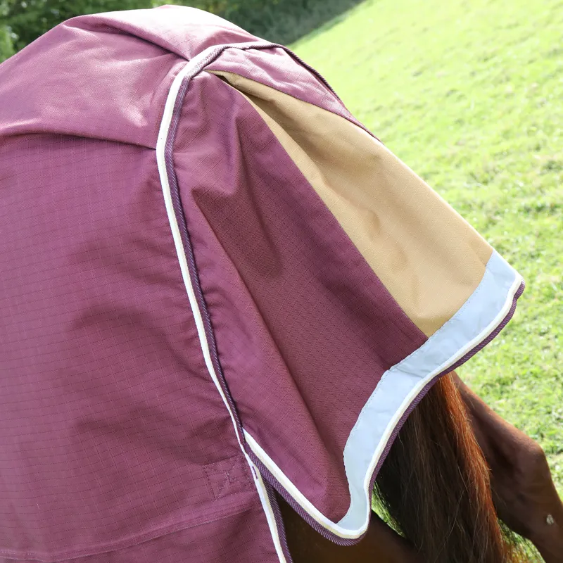 Highlander Plus 100 Turnout Rug Maroon-2
