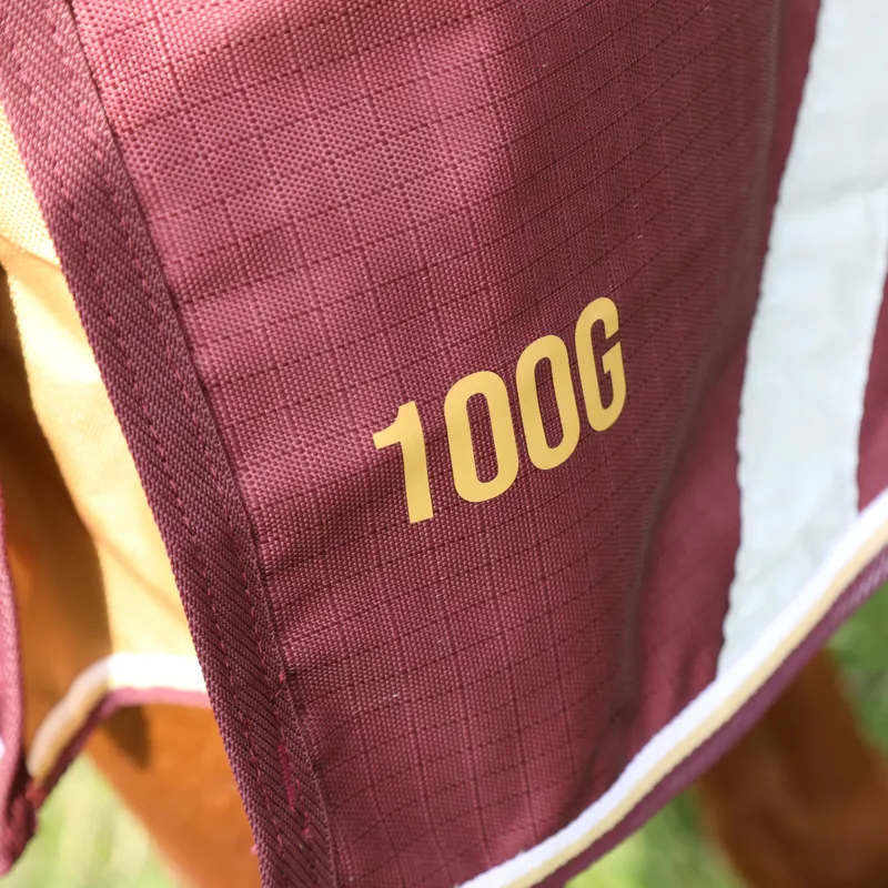 Highlander Plus 100 Turnout Rug Maroon-4