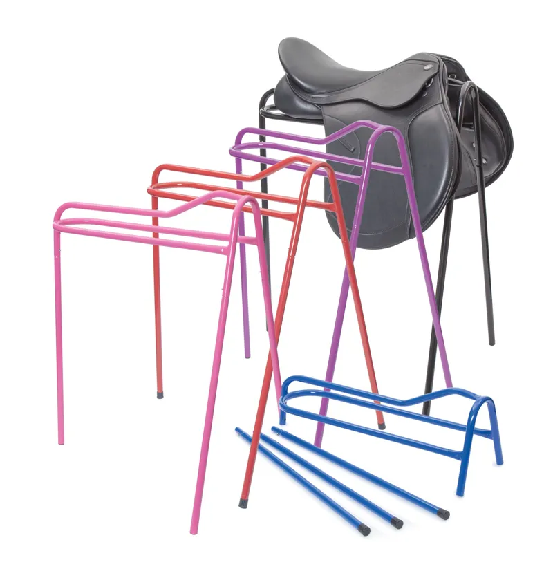 Ezi-Kit Collapsible Saddle Stand Purple-1