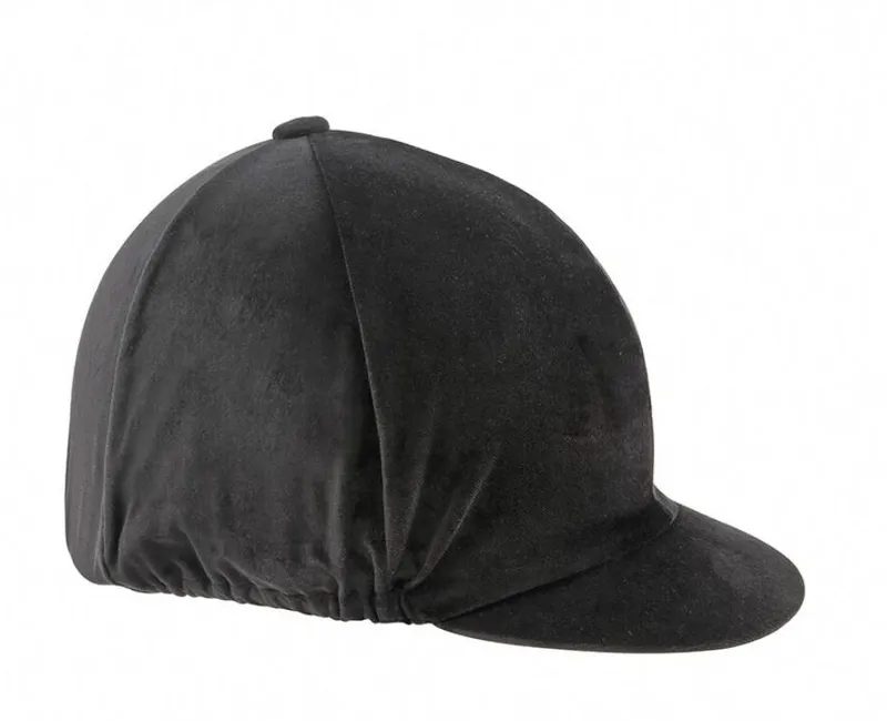 Shires Velvet Hat Cover In Black