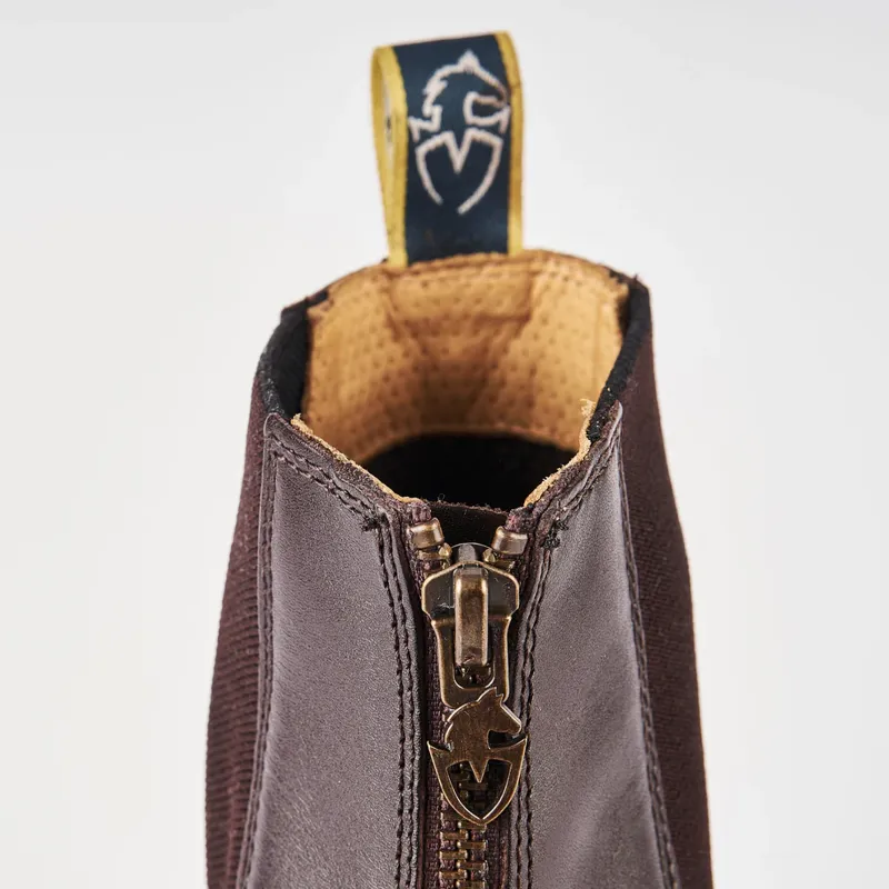 Moretta Rosetta Paddock Boots in Brown-1