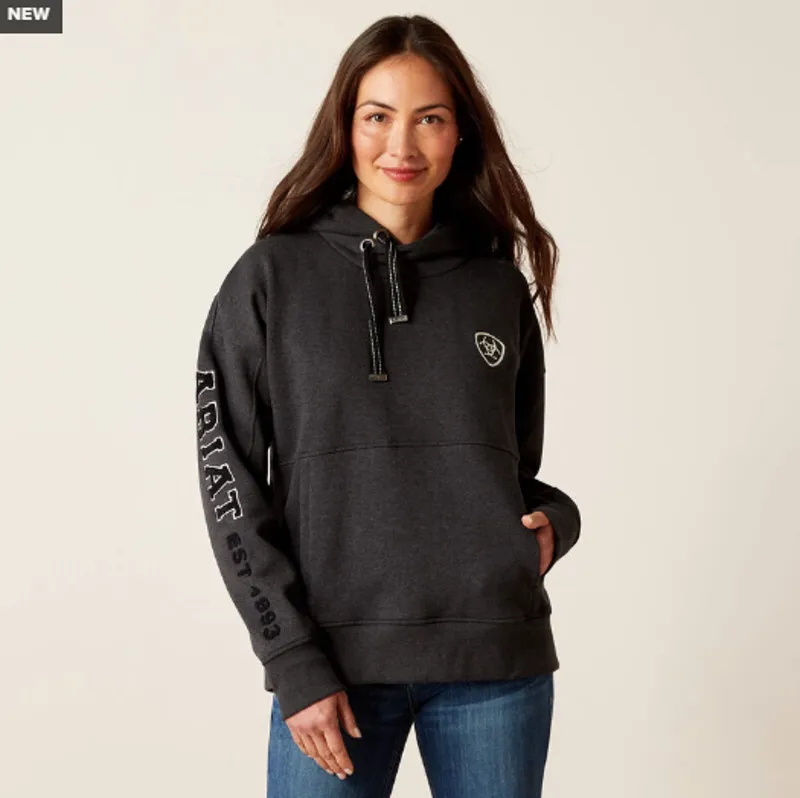 Sweat-shirt à capuche doux pour femmes en Violet
