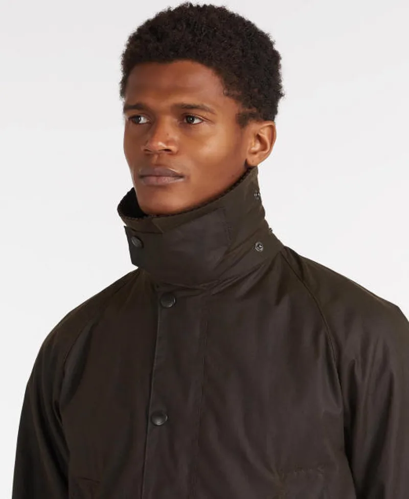 Barbour olive jacket store mens