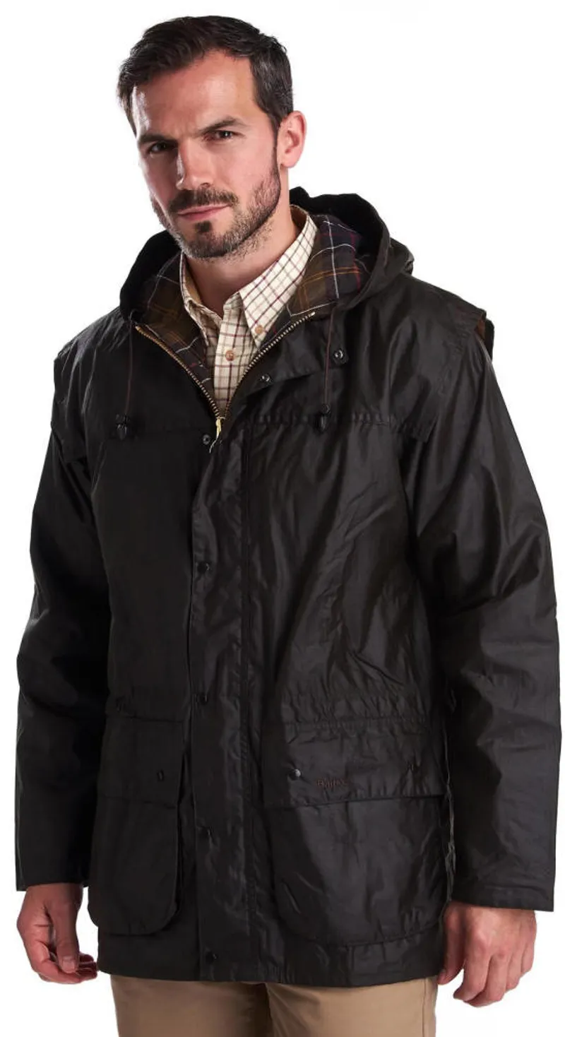 Barbour Men's Classic Durham Wax Jacket Olive