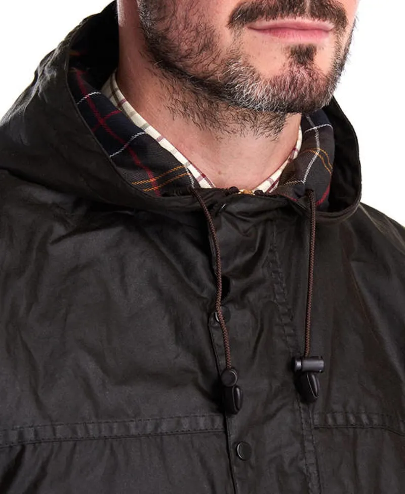 Barbour Men's Classic Durham Wax Jacket Olive-4