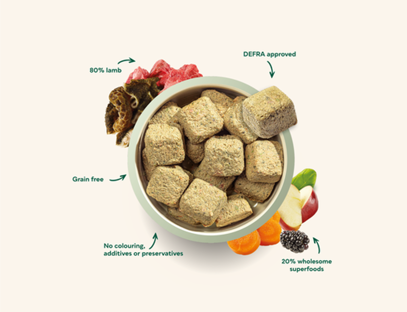 Natures Menu Complete and Balanced Raw Frozen Lamb Nuggets-2