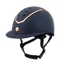  Charles Owen Kylo Navy Matte/Rose Gold Wide Peak