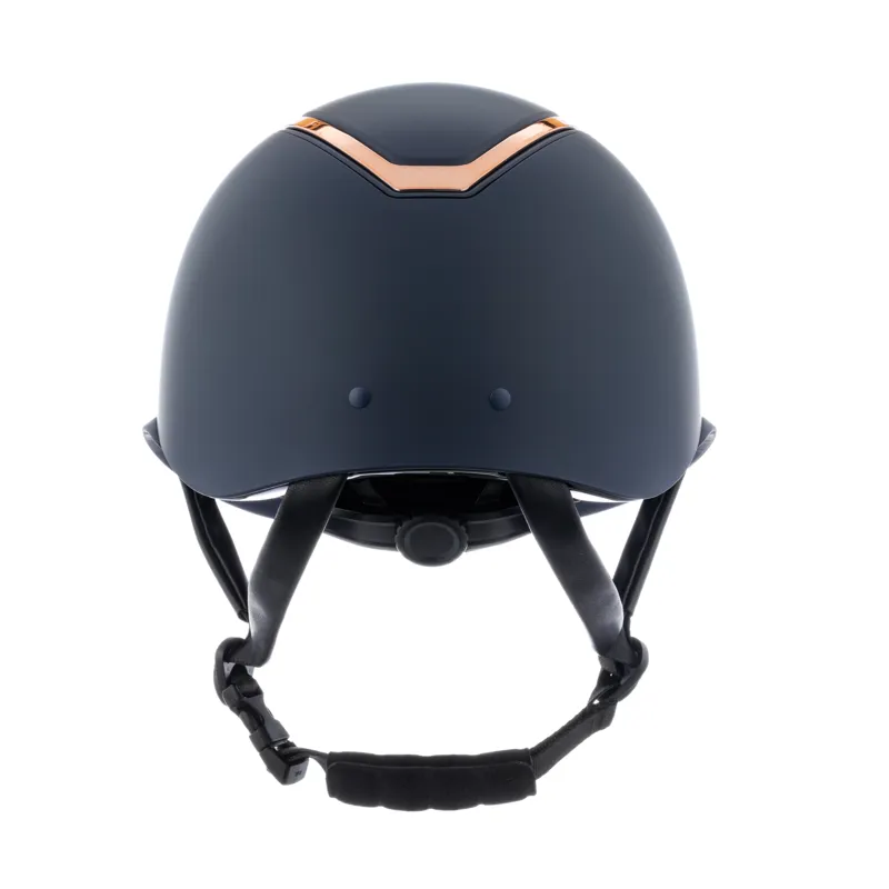  Charles Owen Kylo Navy Matte/Rose Gold Wide Peak-2