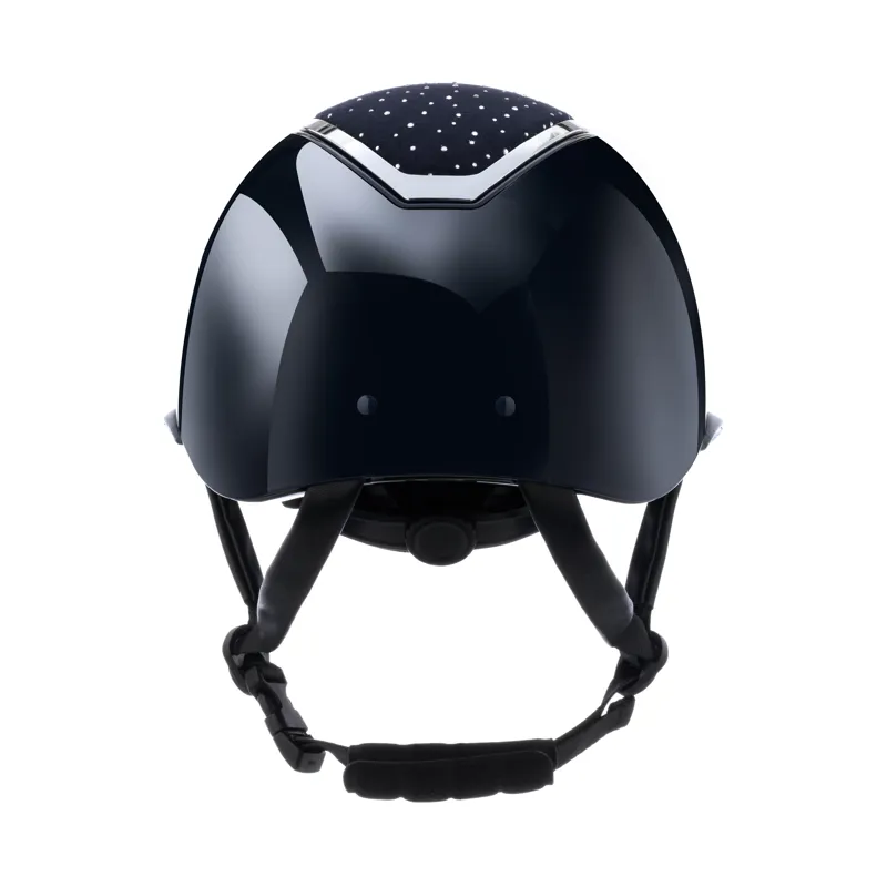 Charles Owen Kylo Crystal Navy Gloss/Silver With Mips-2