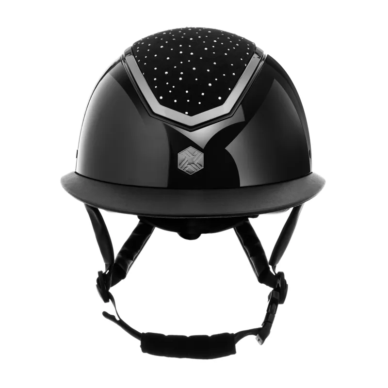 Charles Own Kylo Black/Gloss/Chrome Crystal Wide Peak-1