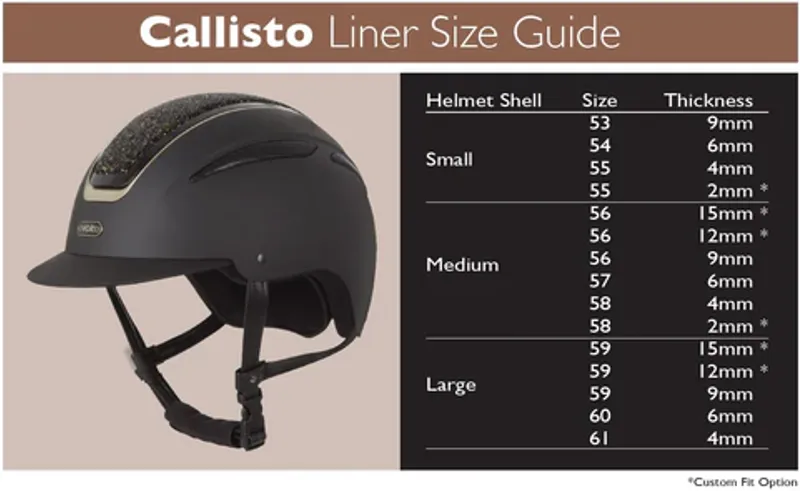 Evoke Callisto Removeable Crown Padded Helmet Liner Black-1
