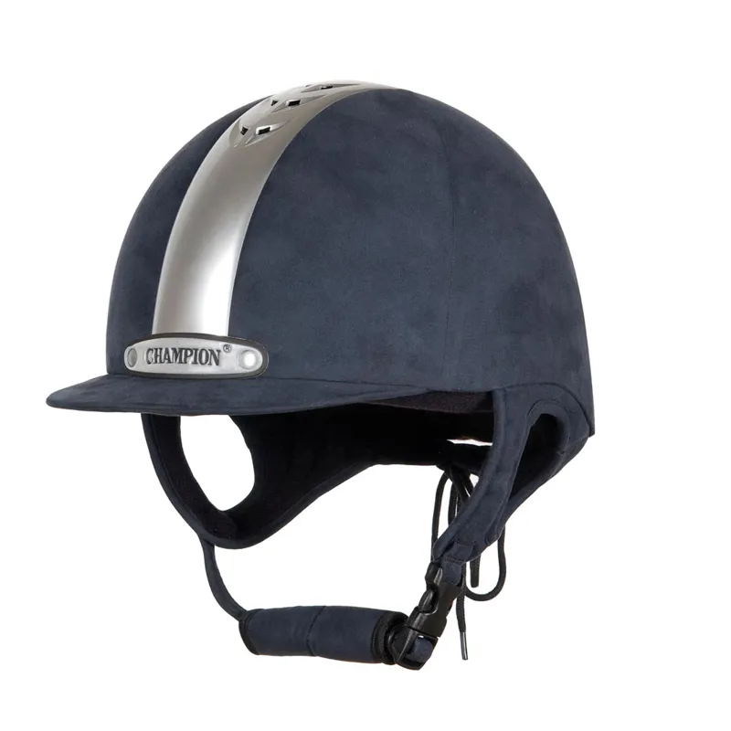 Champion Vent-Air Riding Hat Navy/Silver