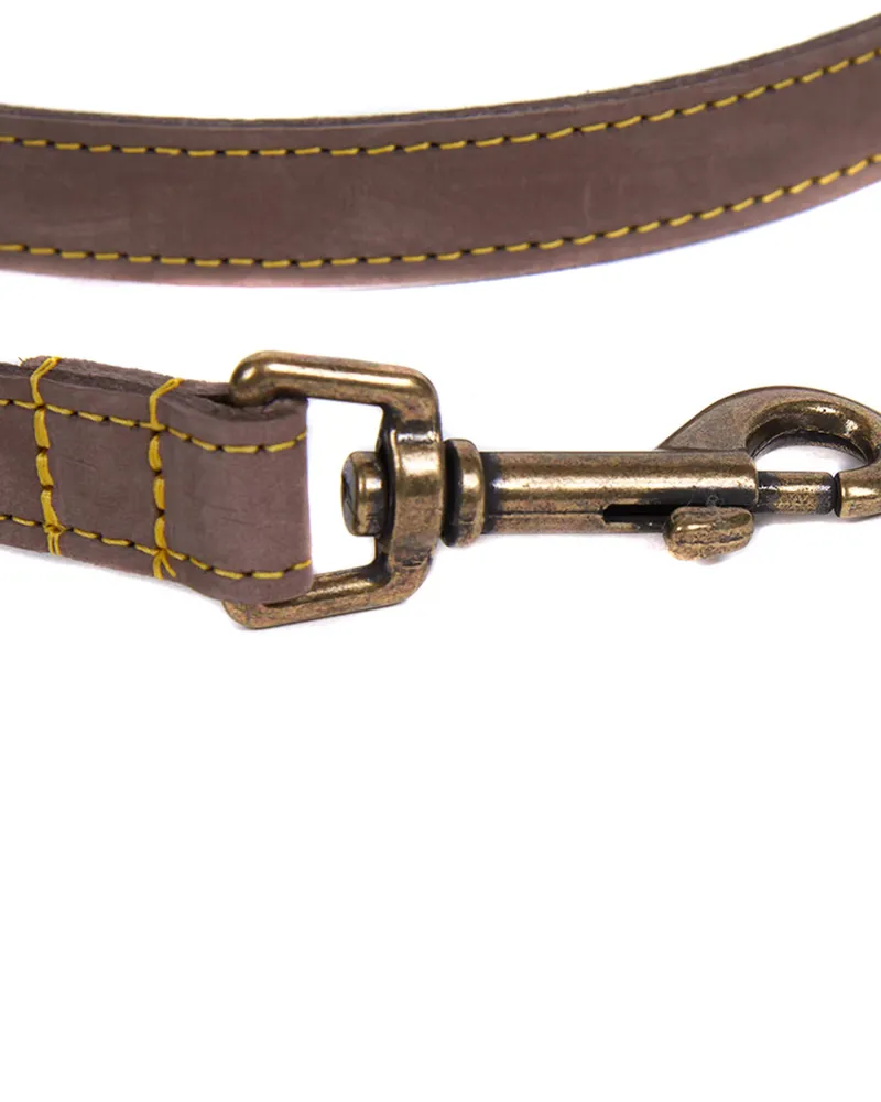 Barbour Leather Dog Lead Brown-3