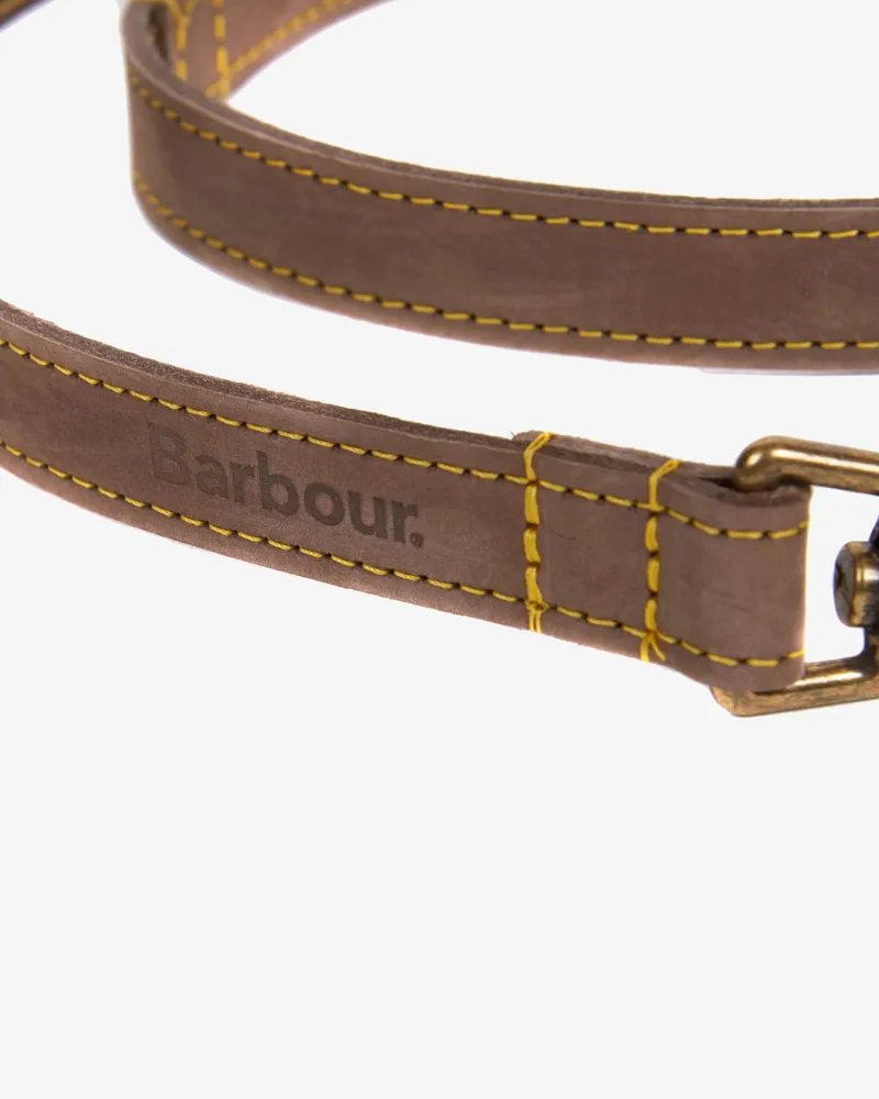 Barbour Leather Dog Lead Brown-4