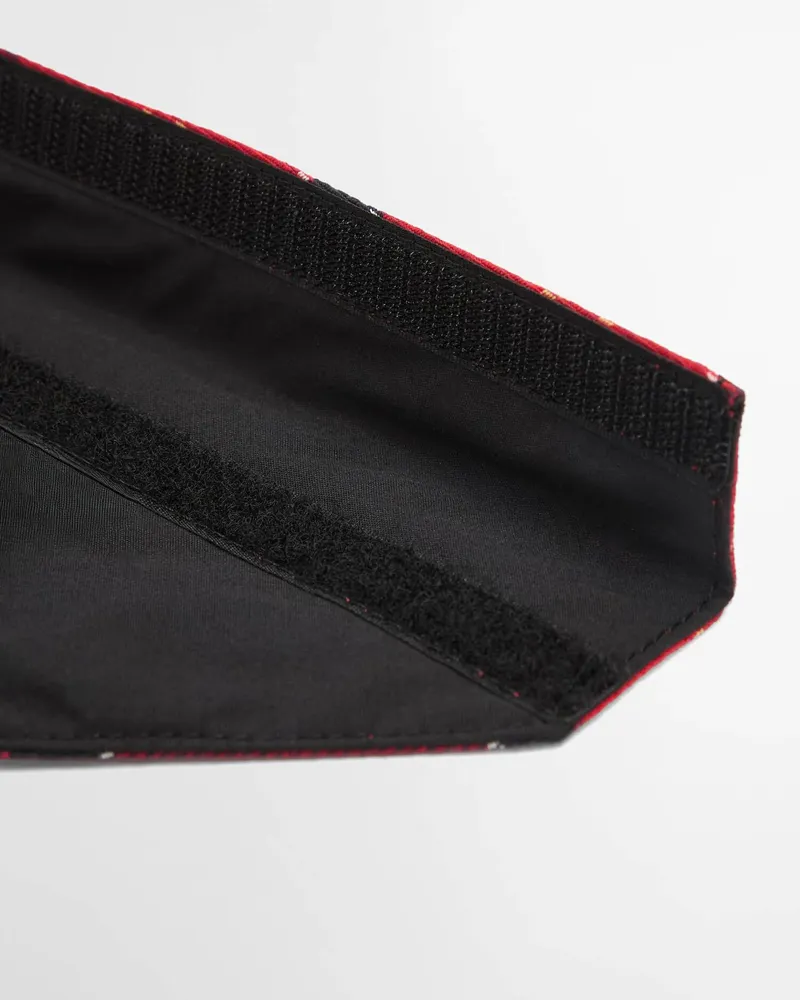 Barbour Dog Bandana in Cardinal Tartan-4
